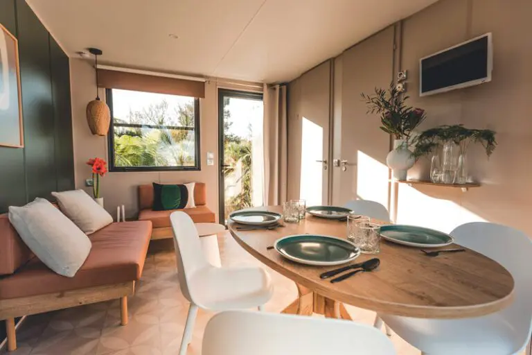 intérieur d'un mobil-home